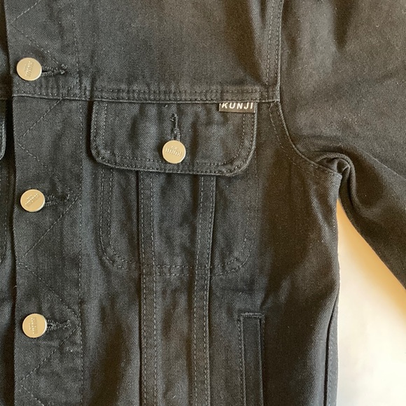 Black denim jacket - Picture 7 of 8
